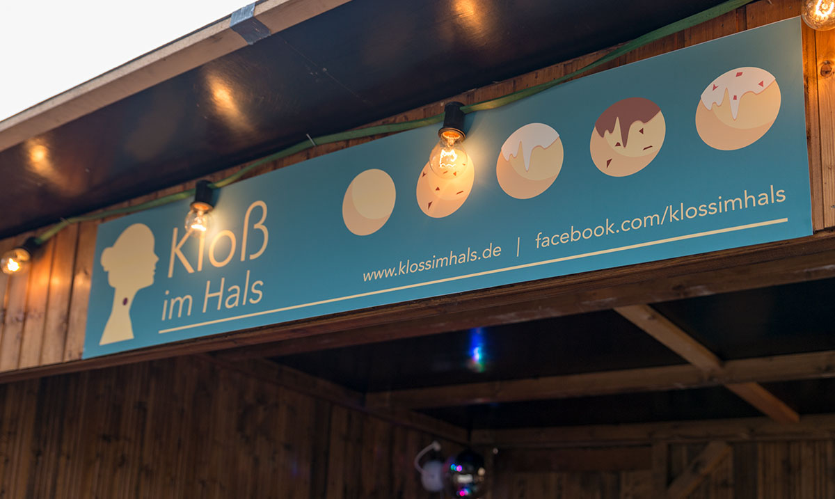 Banner Kloß im Hals